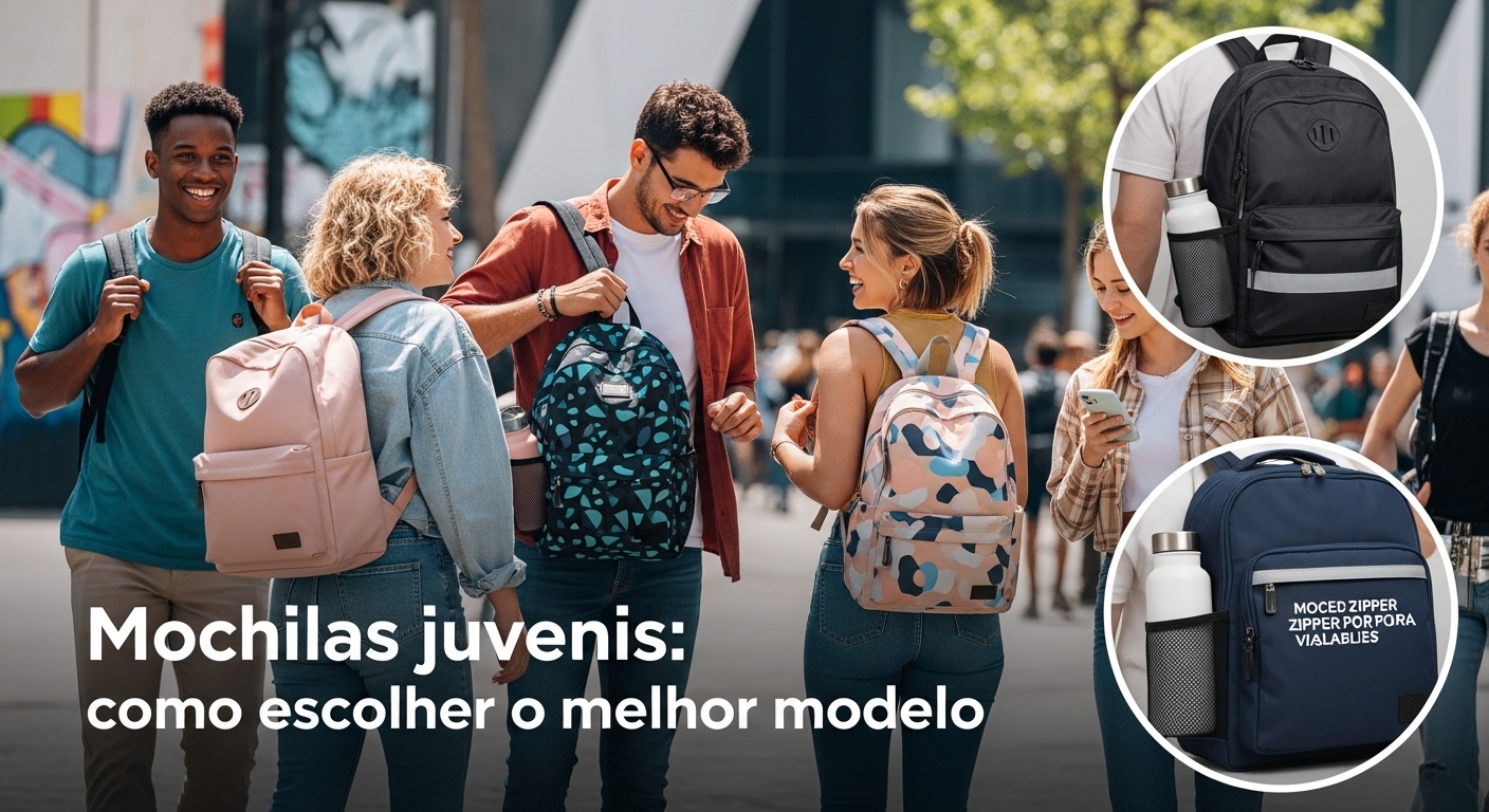 Mochilas juvenis como escolher o melhor modelo em termos de estilo e conforto