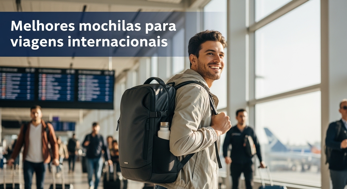 Melhores mochilas de viagem para viagens internacionais