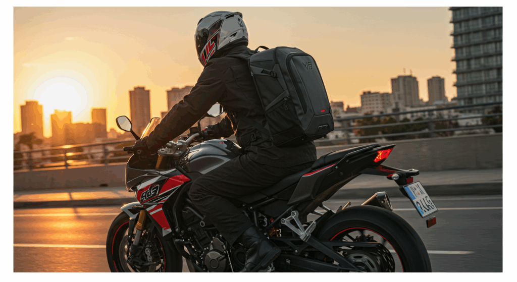 Mochila para Motociclista – Segurança e Conforto!